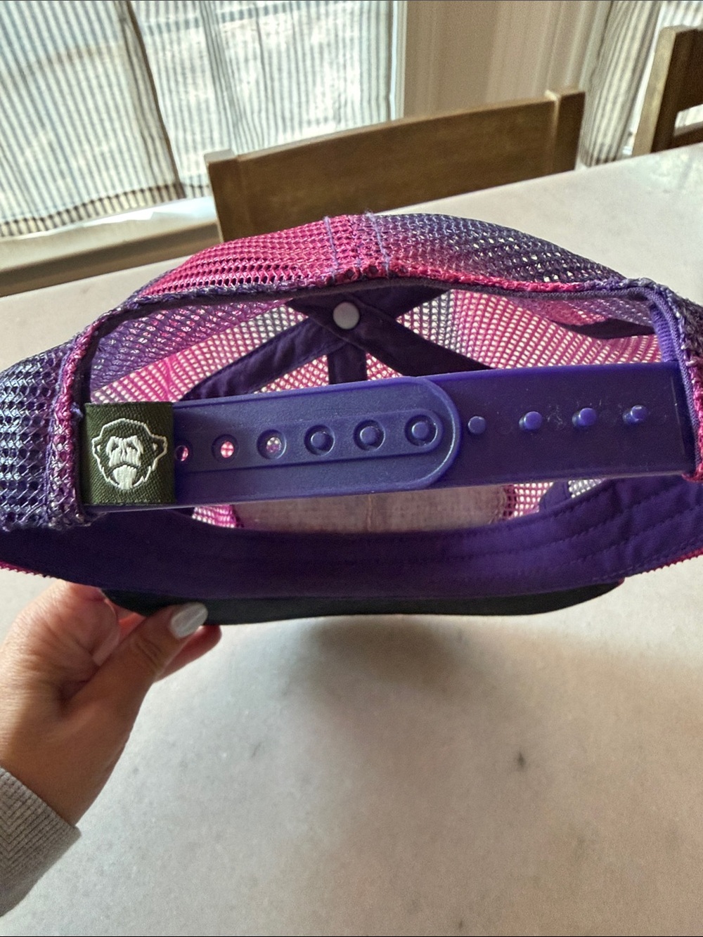 Howler Brothers Pink & Purple Mesh Trucker Hat - Heed The Call Patch - Picture 3 of 4